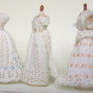 LR55 - 3 Wedding Dresses 1/24th Scale