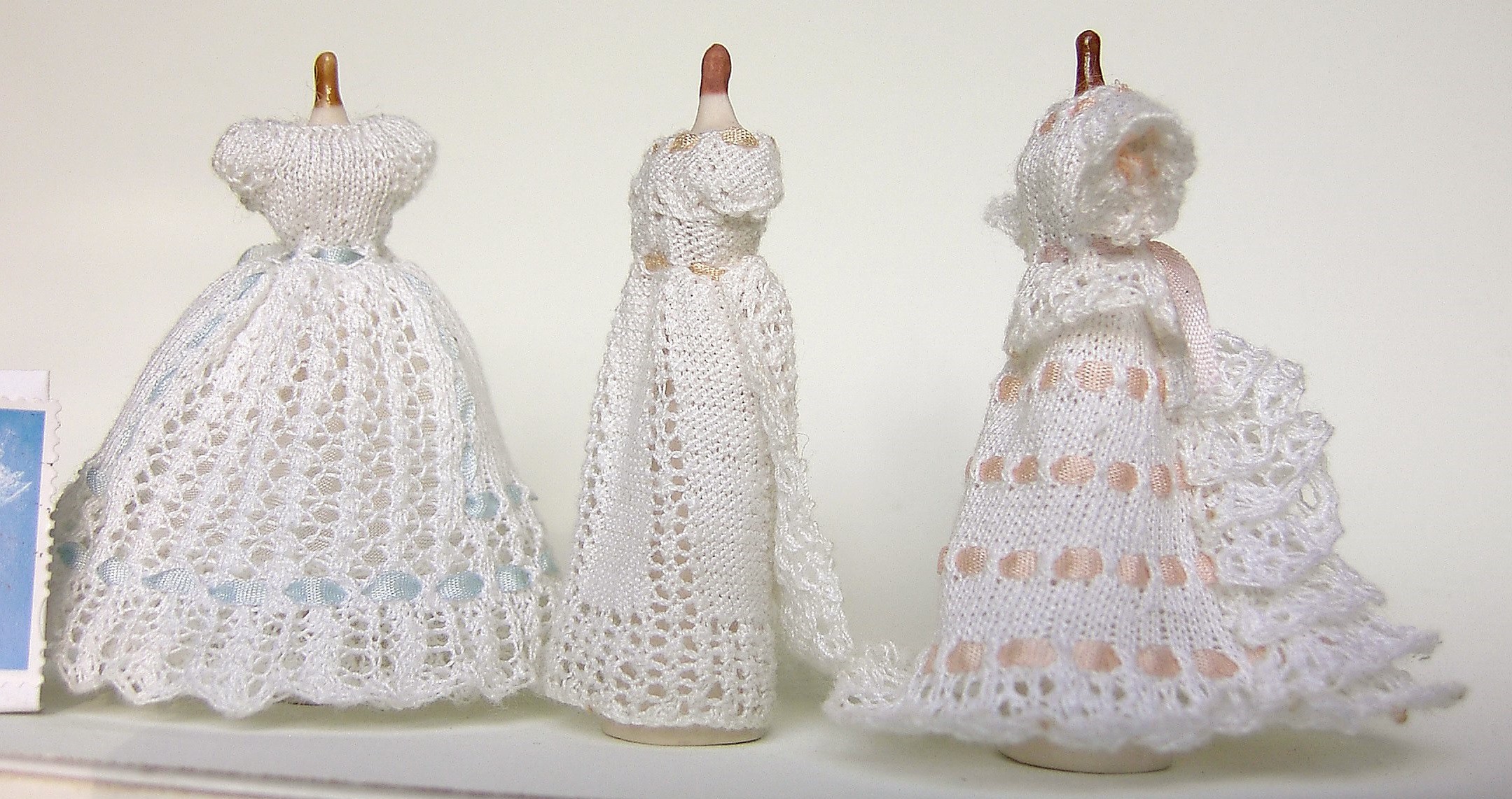 LR55 - 3 Wedding Dresses 1/24th Scale