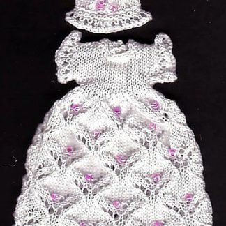 SO68 - Beaded Gown for a 2" doll