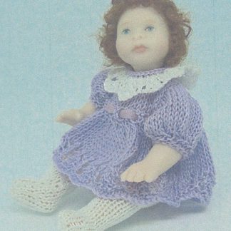 TT96 - Angel top and tights for a 3 1/4" doll
