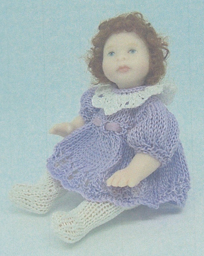 TT96 - Angel top and tights for a 3 1/4" doll