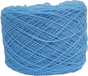 Blue 1 1/2ply acrylic yarn