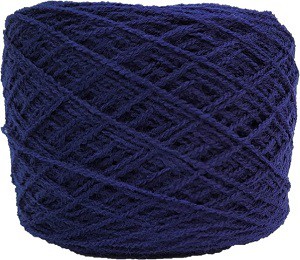 Navy 1 1/2ply acrylic yarn