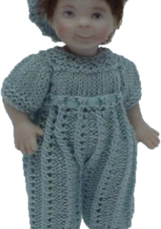 PB25 - 3 1/4" porcelain doll