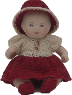 PB3 - Poppy a 2 1/4" porcelain doll