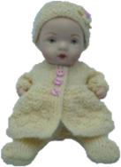 SD013 - Pram Suit to fit a 4" Baby Doll