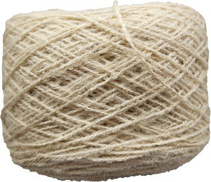Beige 1 1/2ply acrylic yarn