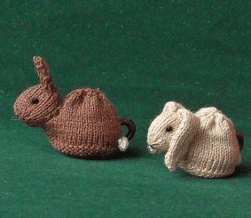 JM05 - Rabbit Tea Cosy with Toy Option