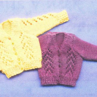 JM64 - Lady's V Neck Lace Cardigan