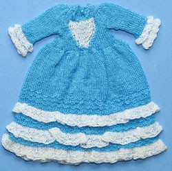 MK85 - Ladies Frilled Gown