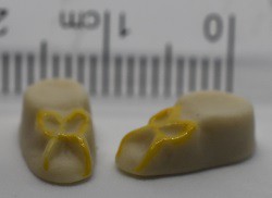 Miniature baby shoes