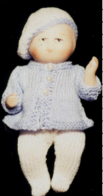 TT15 - Pram set with beret for a 2 1/4" doll