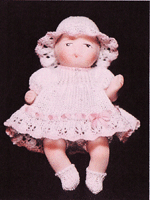 TT19 - Dress and hat for a 2 1/4" doll