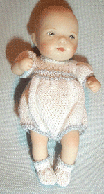 TT36 - Romper suit and bootees for a 3" doll