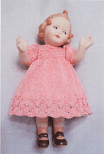 TT56 - Dress and bloomers for a 7" doll