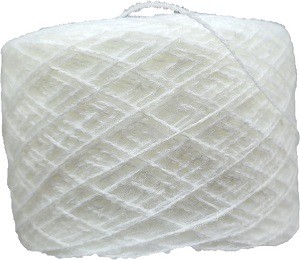 White 1 1/2ply acrylic yarn