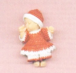SALE Crochet Pattern - Xmas Outfit for Baby Girl